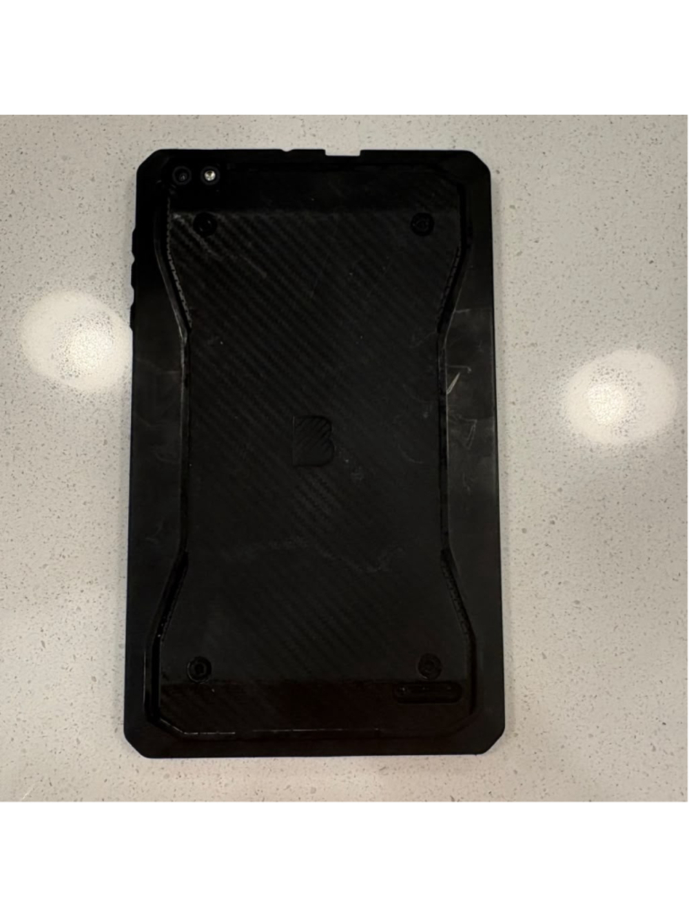BLU M8L 8” Android Tablet Black w/ Protective Case Tested Working #S66